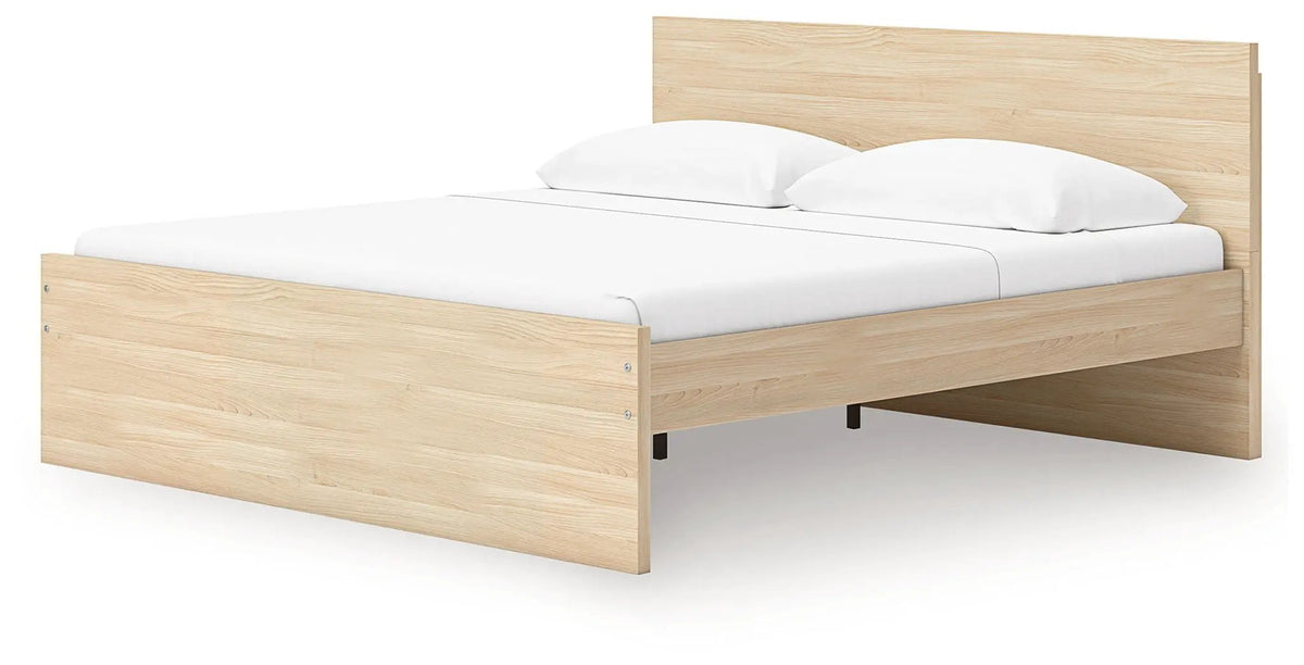 Onita Panel Platform Bed | Minimal Design | Ultra-Clean Lines | Easy-Elegant Solid Finish