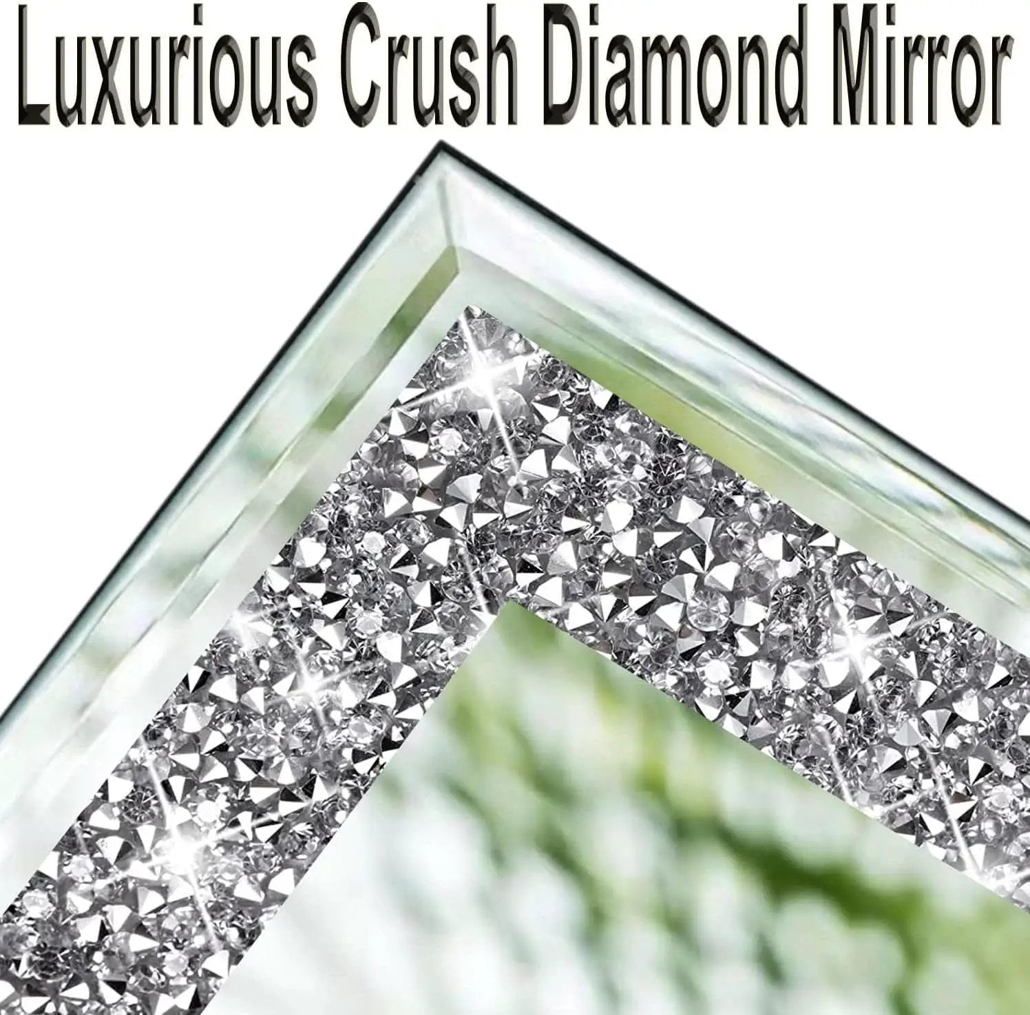 Full Length Mirror Tiles 4 Piece Frameless Wall Decor from PriceLows™