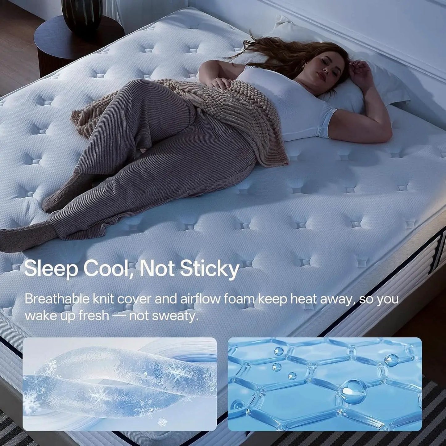 Full Size Memory Foam Hybrid Mattress SerenitySupport from PriceLows™