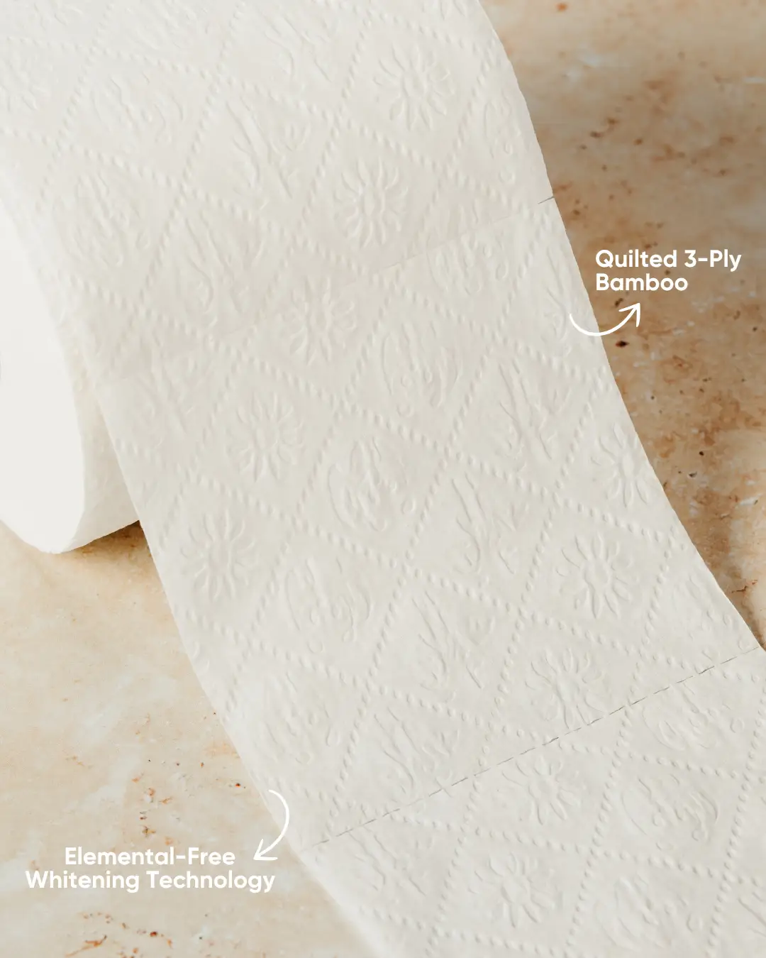 Caretta - 100% Bamboo 3-Ply Toilet Paper (36 Rolls) from PriceLows™
