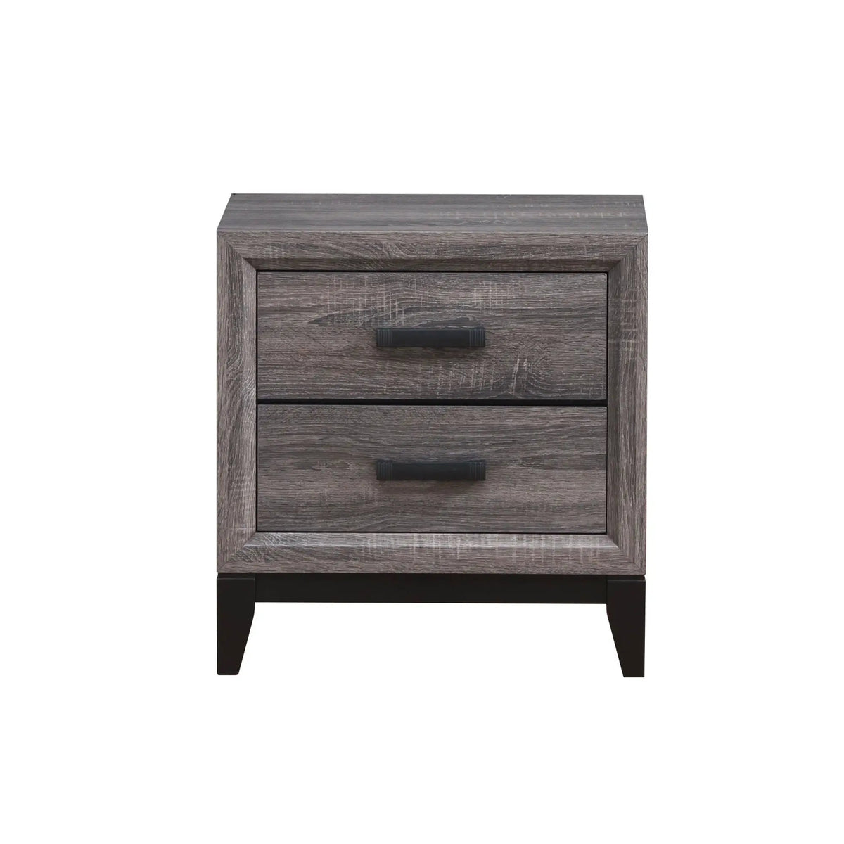 Mirage 5-Piece Bedroom Set | Rubber Wood Construction | Elegant Finish | Slat Design