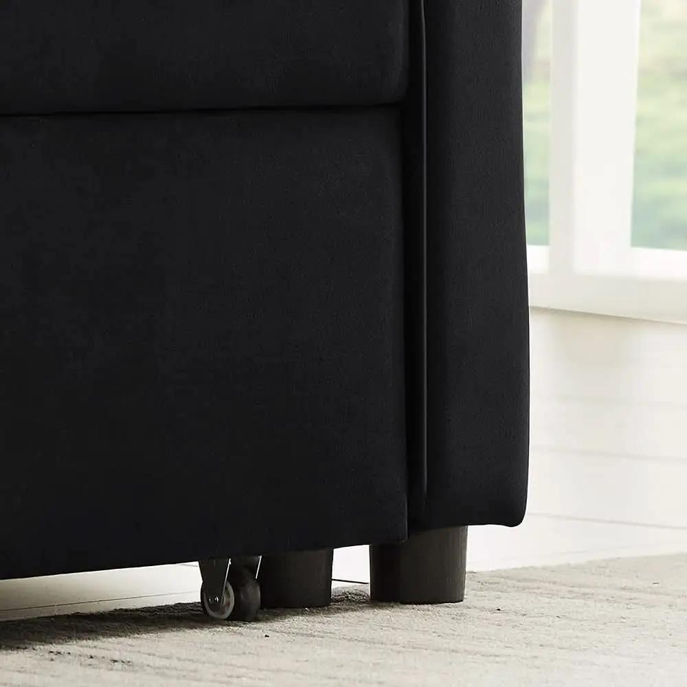 Velvet Sofa Bed With Adjustable Sleeper For Small Spaces from PriceLows™