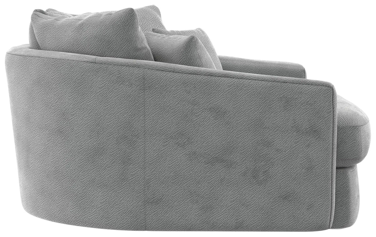 Matty Round Accent Cuddle Chaise | 3 Pieces | Living Room Furniture | Living Room