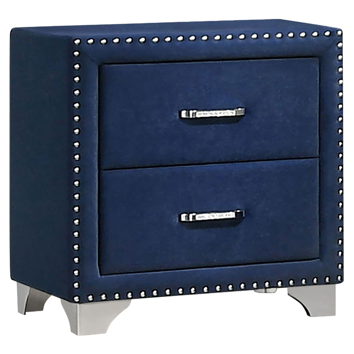 Melody 4-piece Eastern King Bedroom Set Pacific | 4-Piece Set | Velvet | Blue