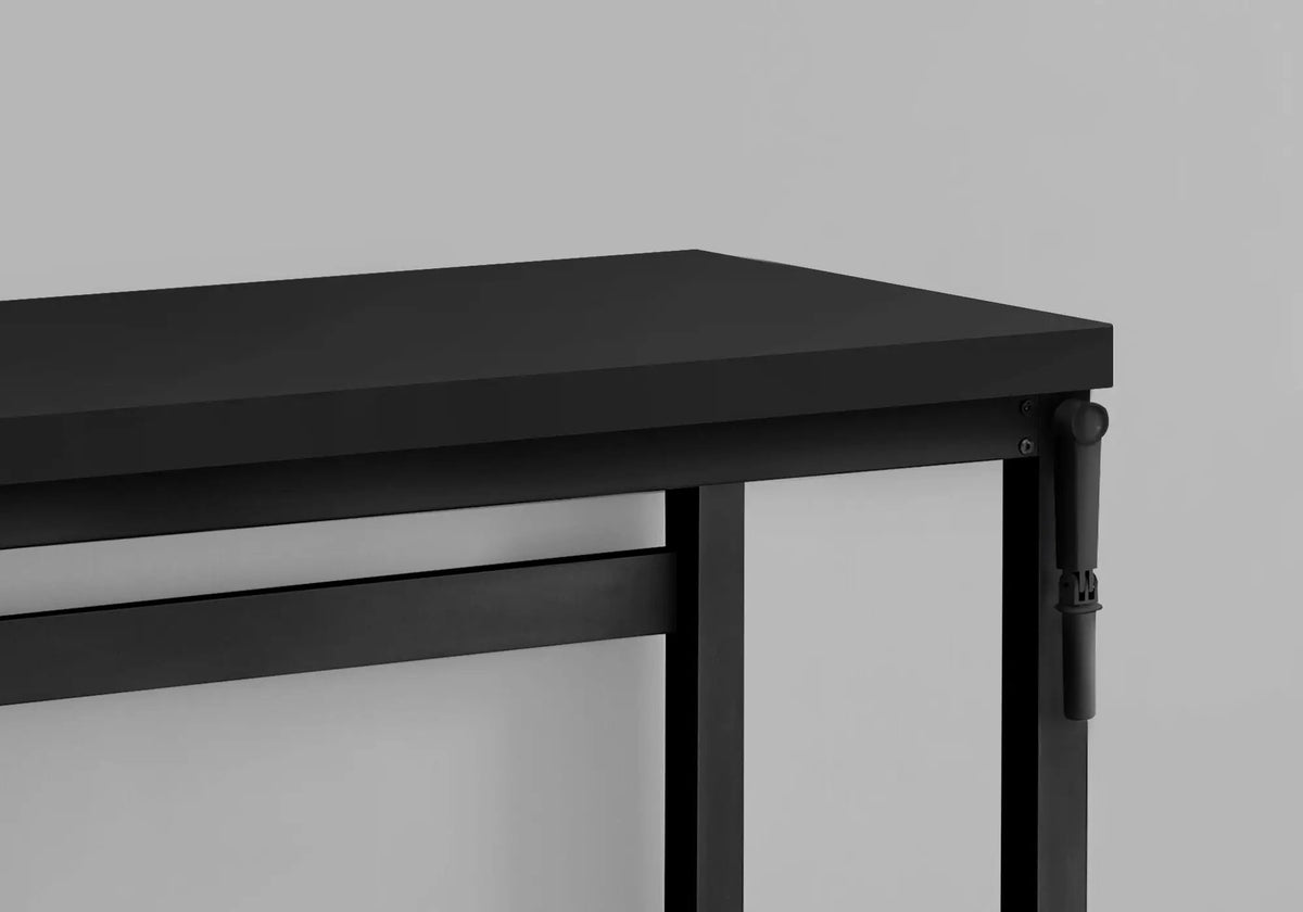 Adjustable Standing Computer Desk | 47.25 Inch Width | Thick Panel Tabletop | Contemporary Design