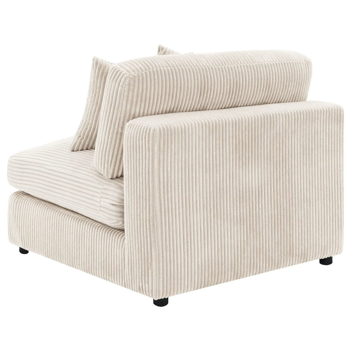Blaine Upholstered Armless Chair Sand | 41 x 45.5 x 34 in | Home Furniture | Home
