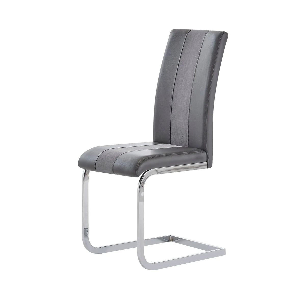 Altis Dining Chairs | Set Of 4 | C-Style Metal Legs | Padded Seats
