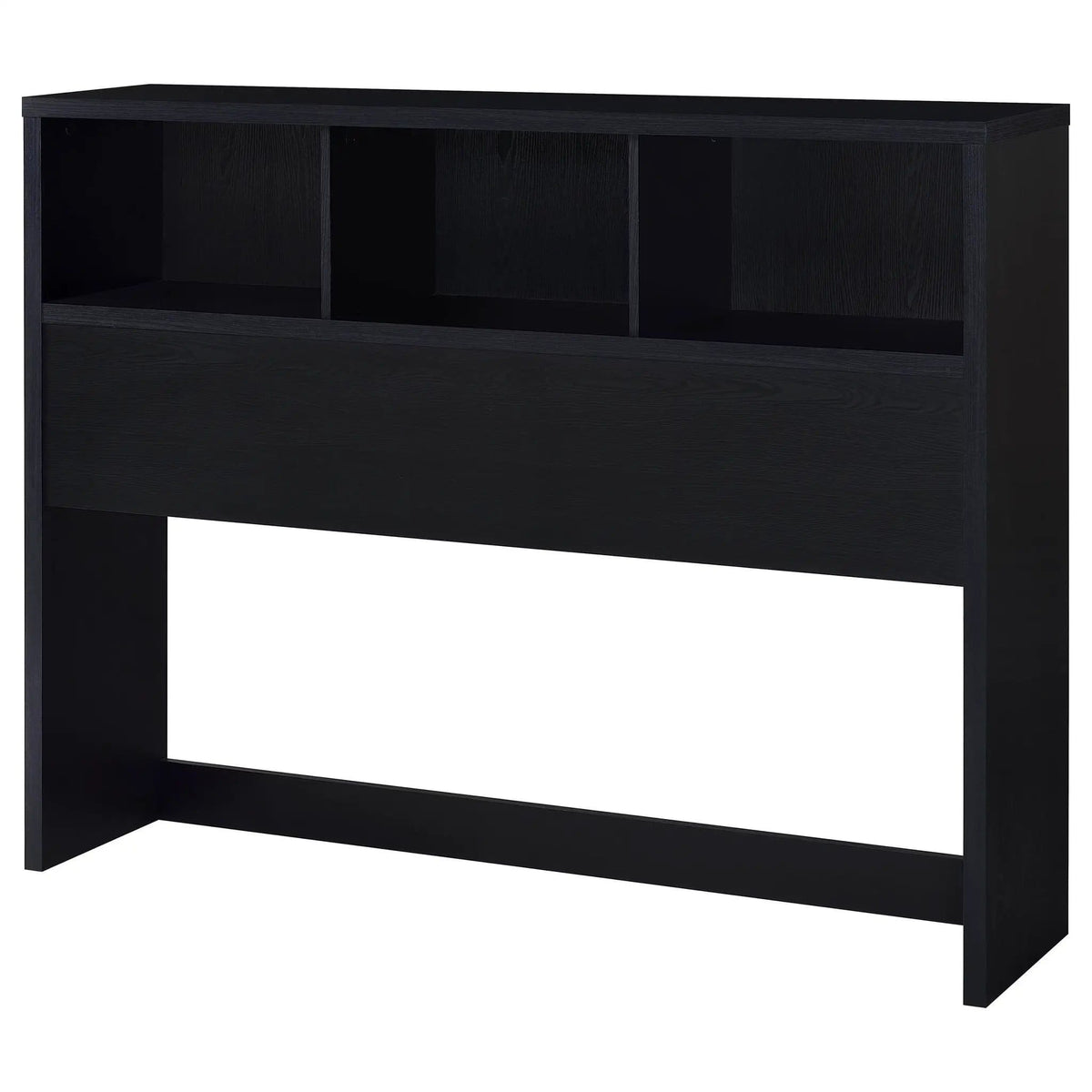 Westpark 49-inch Queen Bookcase Headboard | 59.75 x 11.5 x 48.5 in | Engineered Wood & Veneer | Black