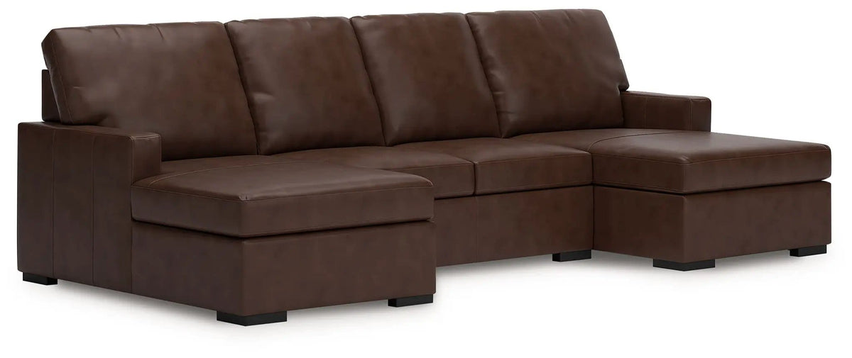 McDowlan Sectional | 3 Pieces | Faux Leather | Living Room
