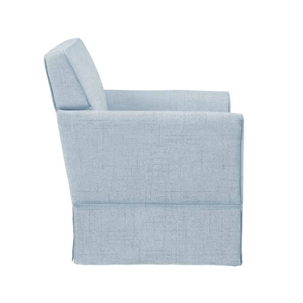 Timeless Accent Armchair | Classic Track Arm Silhouette | Skirted Base | Slipcover Design
