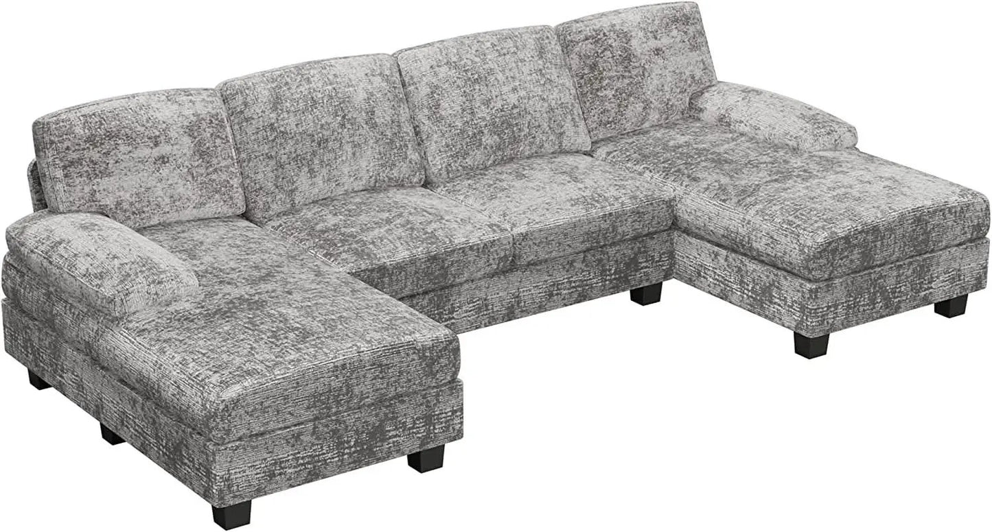 2 Piece Fabric Sectional Sofa With Reversible Chaise from PriceLows™