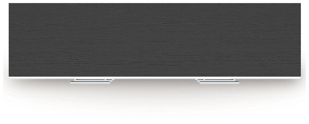 Zuraleus Six Drawer Dresser | Large-Scale Handles | Chrome-Tone Details | Glam Style