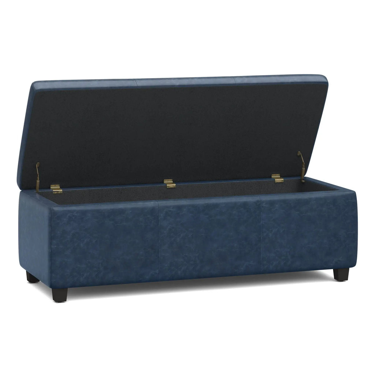 Storage Ottoman Bench | Solid Wood Frame | High Density Foam