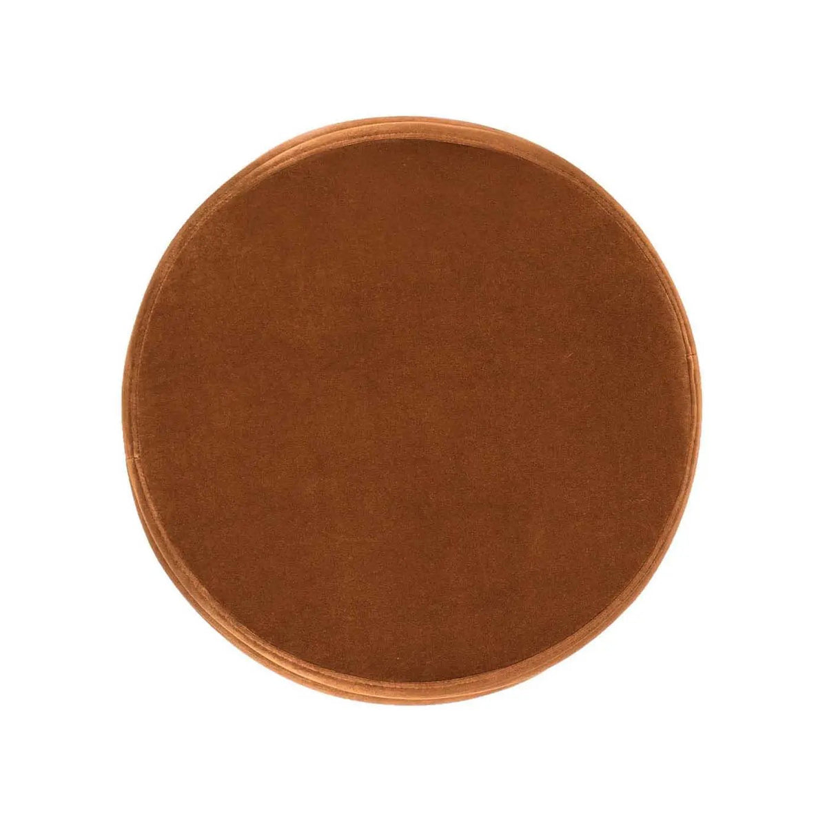 Fuji Oversized Round Storage Ottoman | Kiln-Dried Birchwood | Handmade Craftsmanship | 19 Inch Height