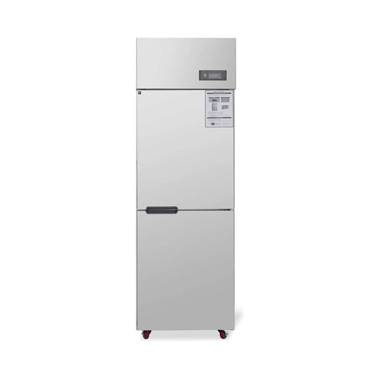 24 Inch Commercial 15 Cu.Ft Stainless Steel Reach In Refrigerator With Two Split | 24 Inch | 15 Cu Ft | Home