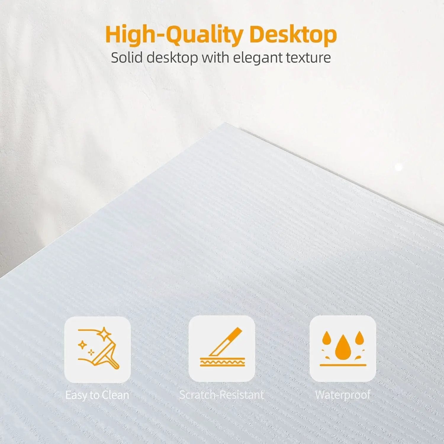 40 Inch L Shaped Desk With Power Outlets For Home Office from PriceLows™