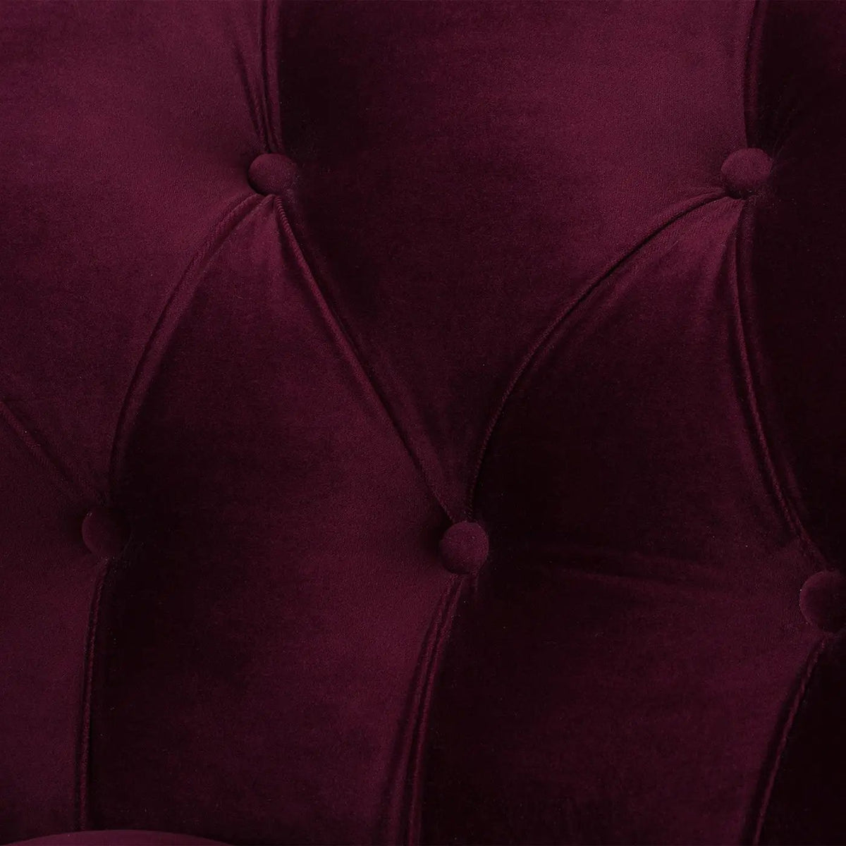 La Rosa Accent Chair | Victorian Tufted Style | Woven Fabric Upholstery | Durable Construction