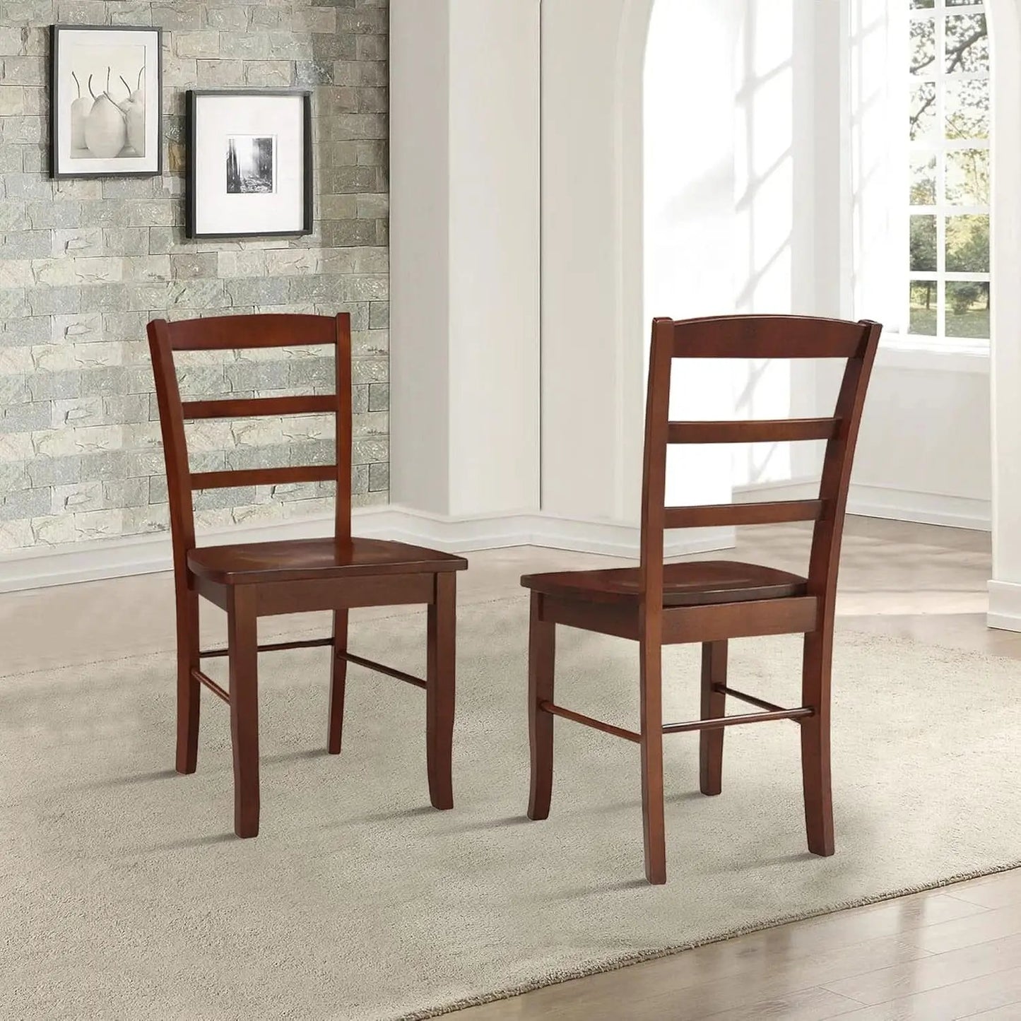International Concepts Madrid Ladder Back Chair Espresso from PriceLows™