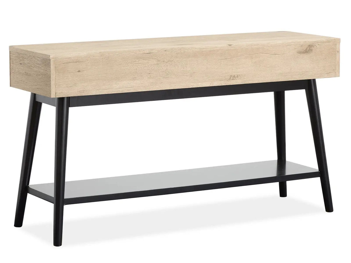 Fletcher Rectangular End Table | Driftwood Finish | Paper Veneer | Relaxed Modern Style