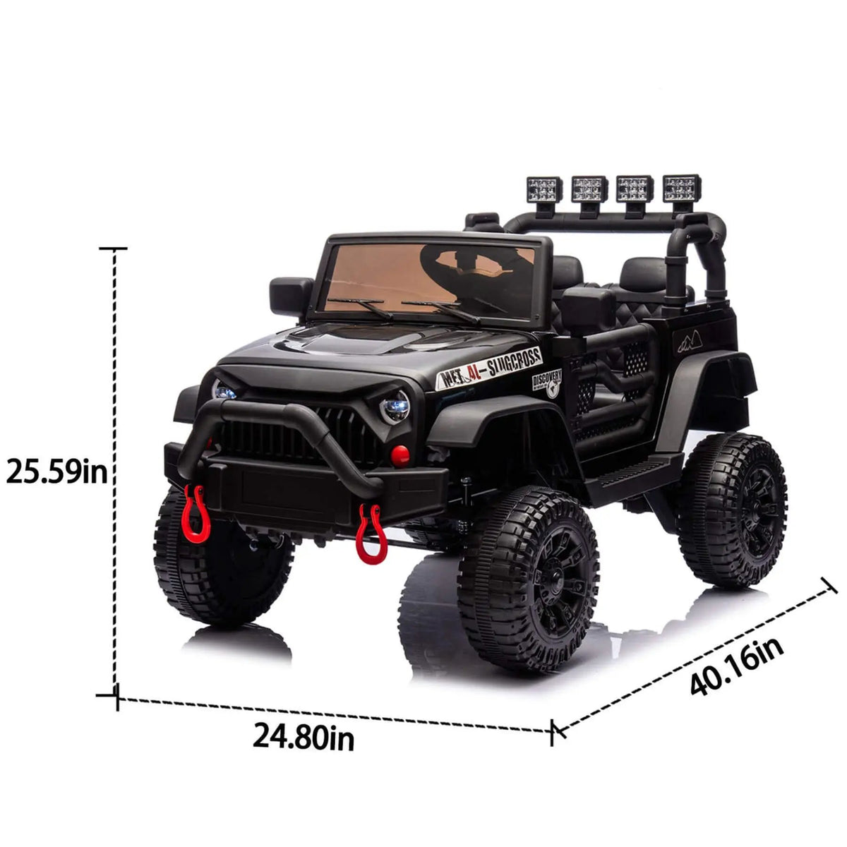 Kids Ride On Car | 24V Battery | Parent Remote Control | Black