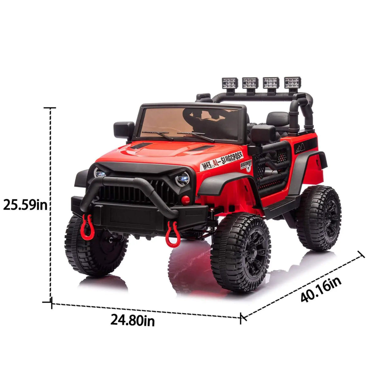 Kids Ride On Car | 24V Battery | Parent Remote Control | Red