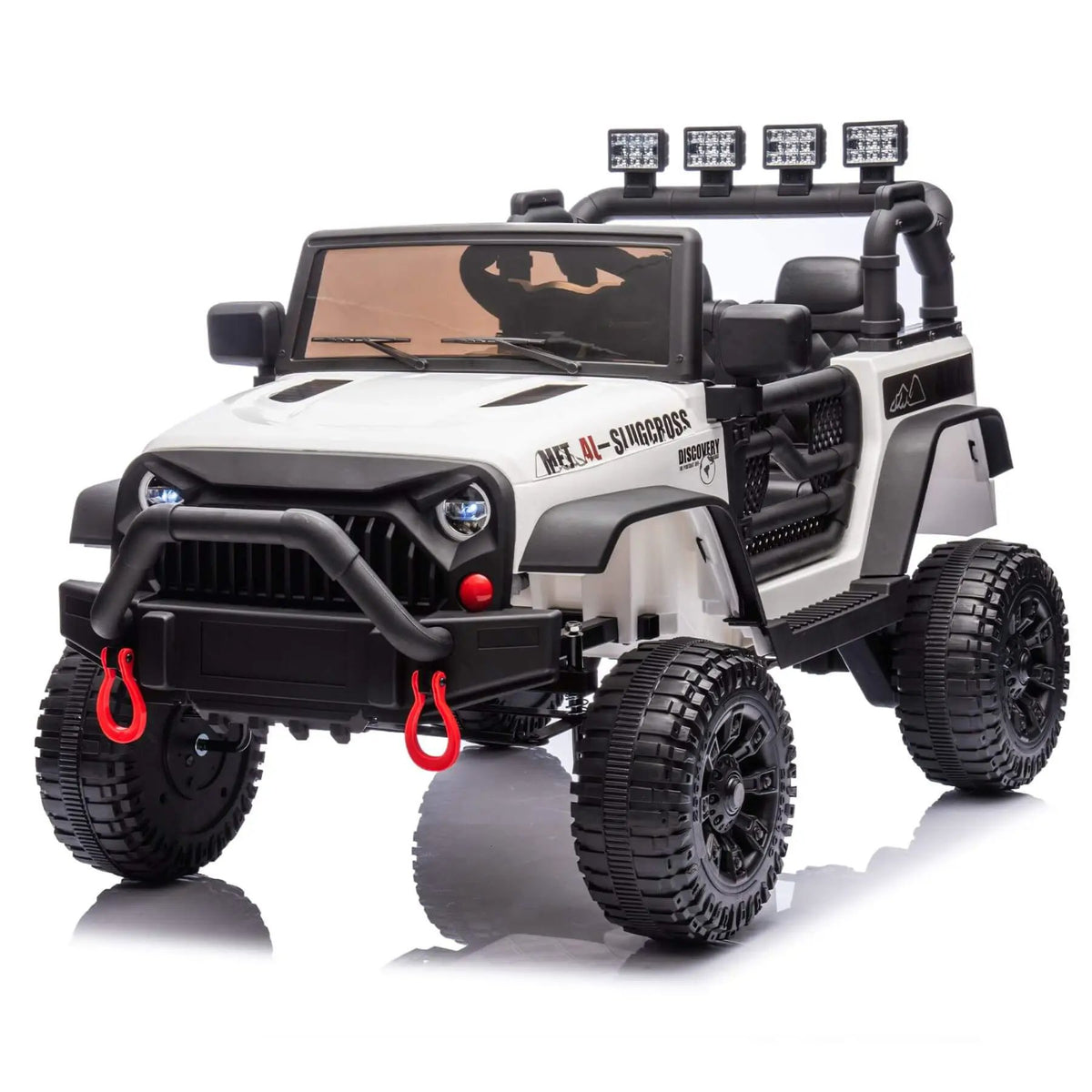 Kids Ride On Car | 24V Battery | Parental Remote Control | White