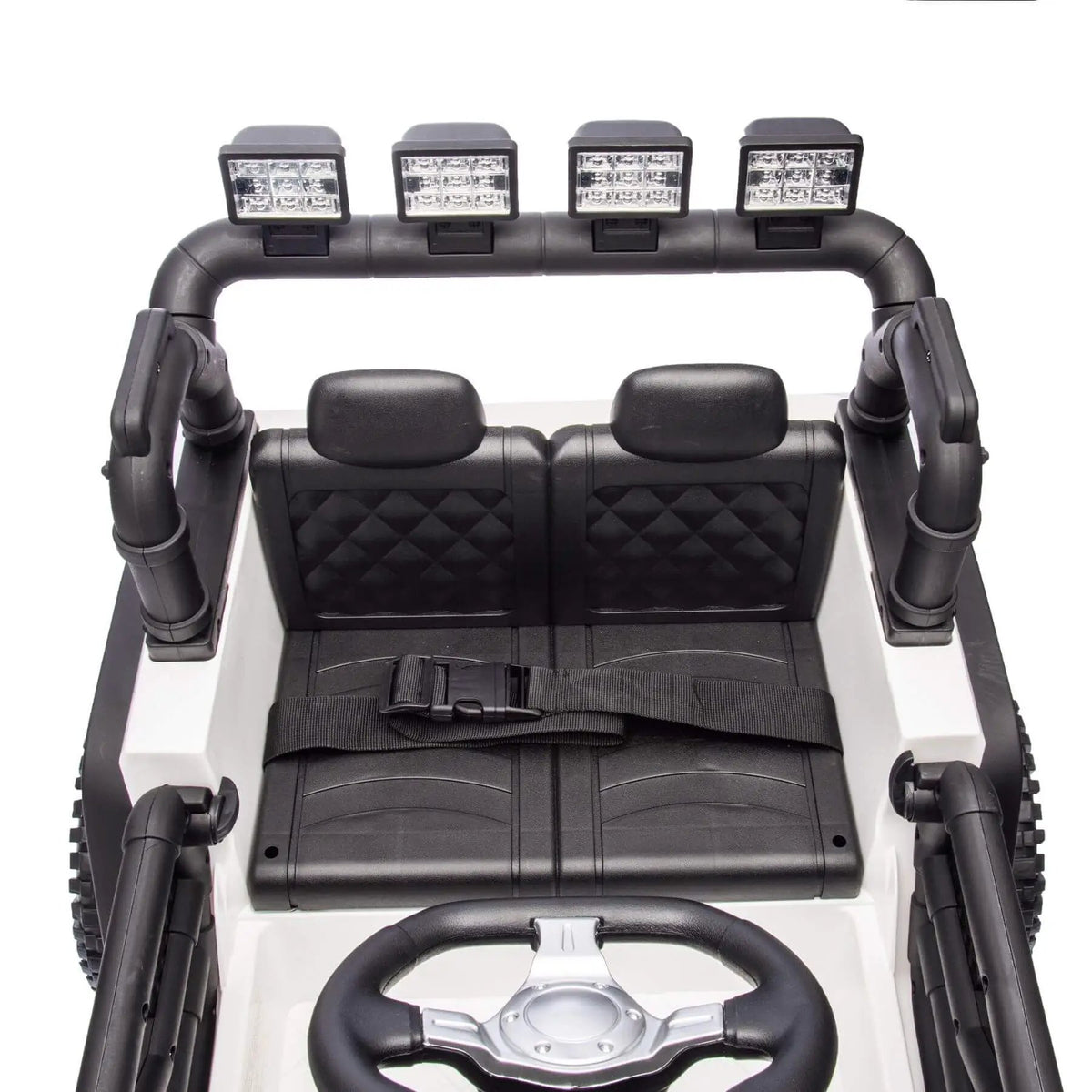 Kids Ride On Car | 24V Battery | Parental Remote Control | White