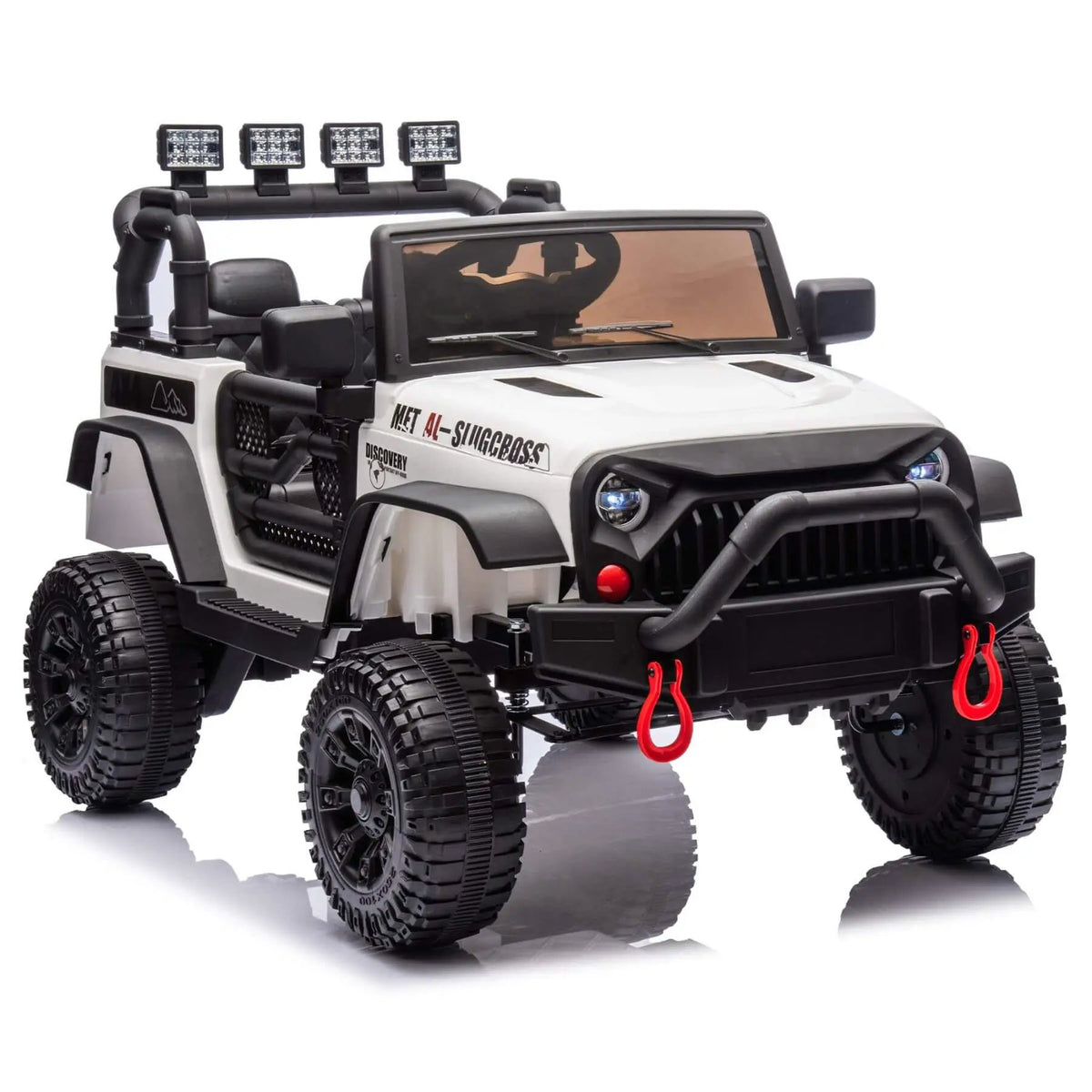Kids Ride On Car | 24V Battery | Parental Remote Control | White