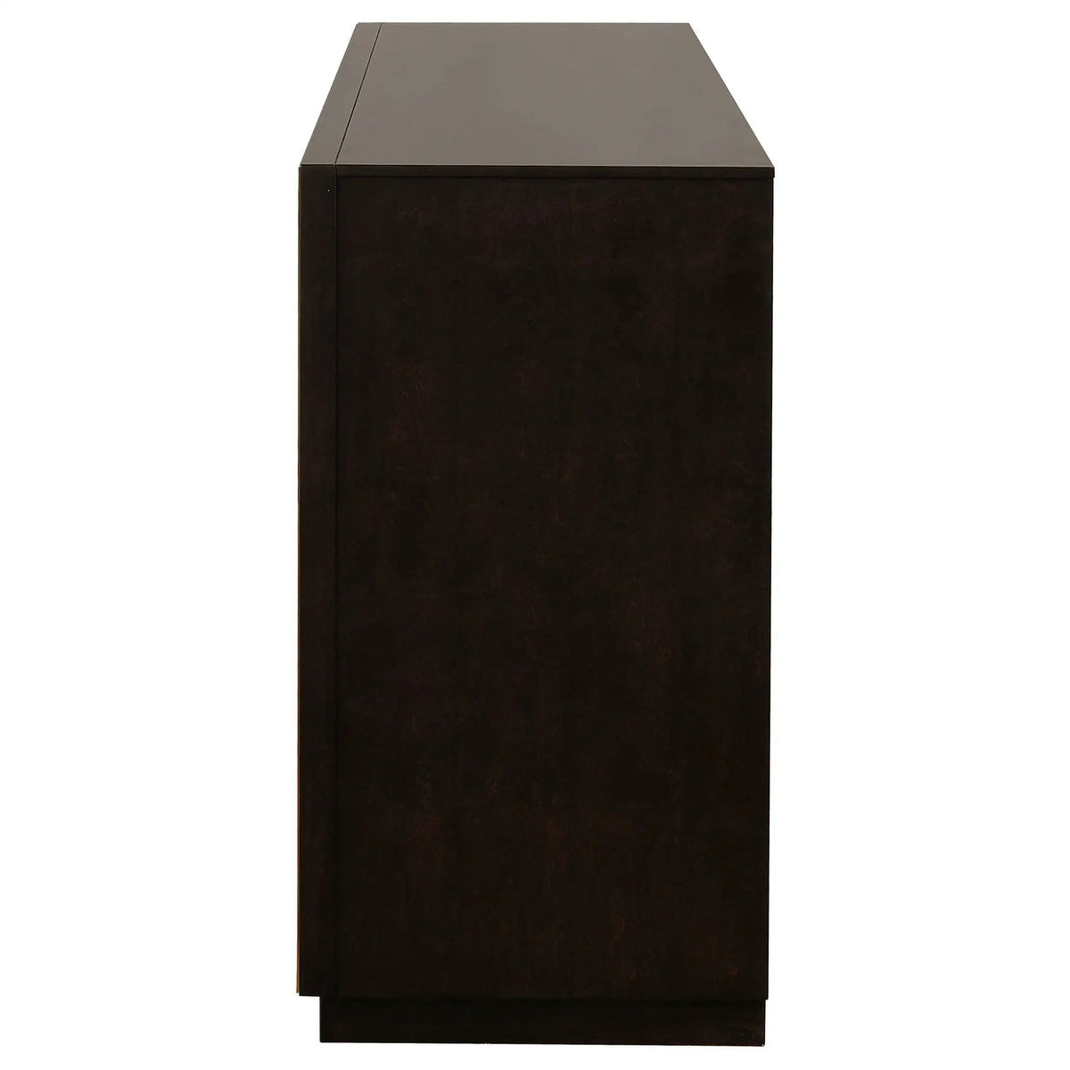 Durango 8-drawer Dresser Smoked Peppercorn | 70 x 20 x 38.5 in | Engineered Wood & Metal | Bedroom