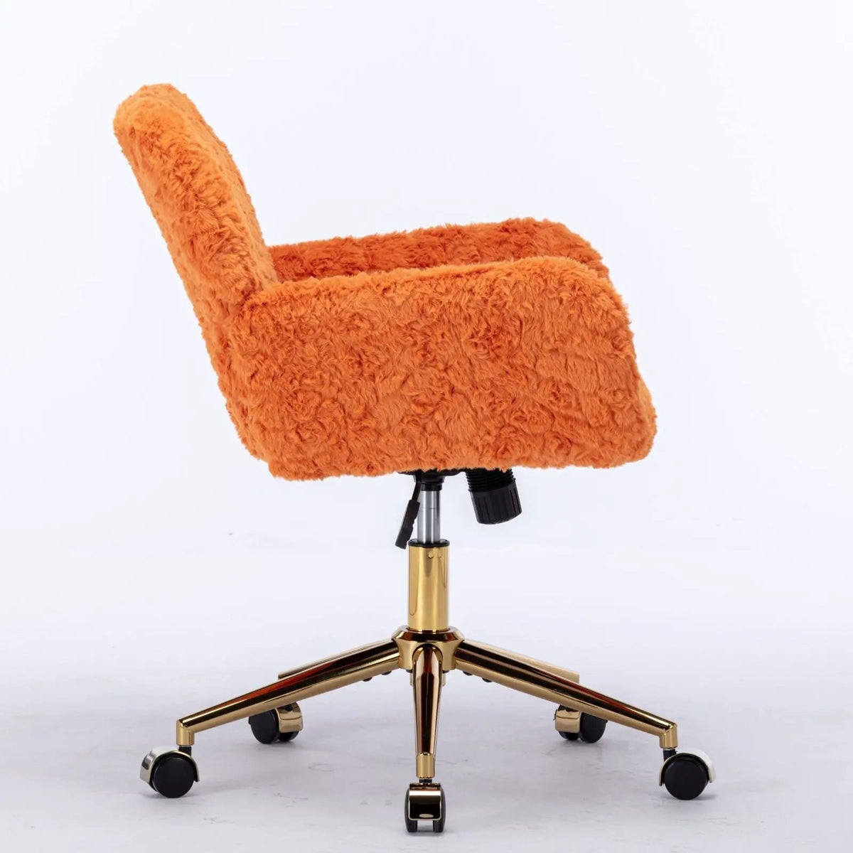 Office Chair | Adjustable Height | Reclining Faux Fur Seat | Large
