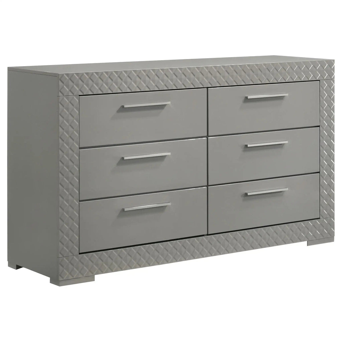 Ives 5-piece Queen Bedroom Set Grey High Gloss | 5-Piece Set | Bedroom Furniture | Bedroom