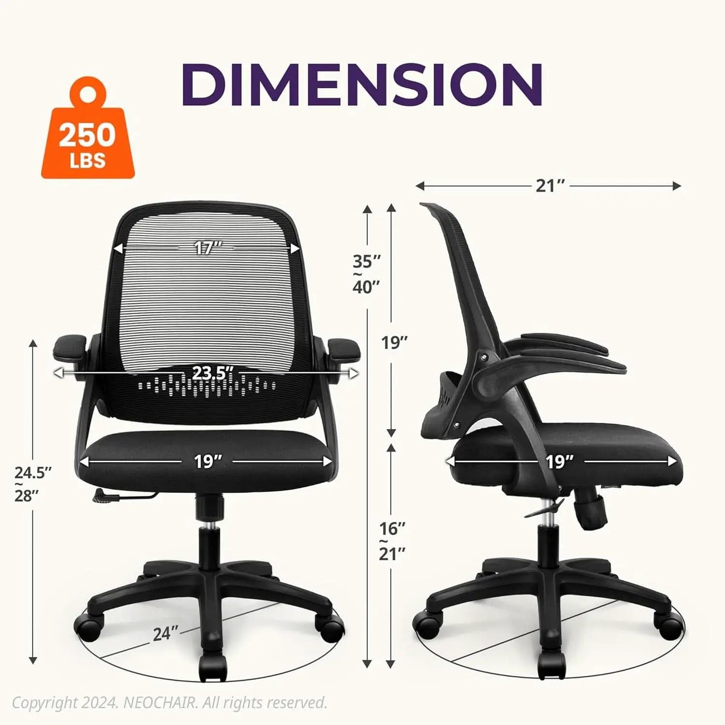 Ergonomic Gaming Chair With Lumbar Support Black Adjustable from PriceLows™