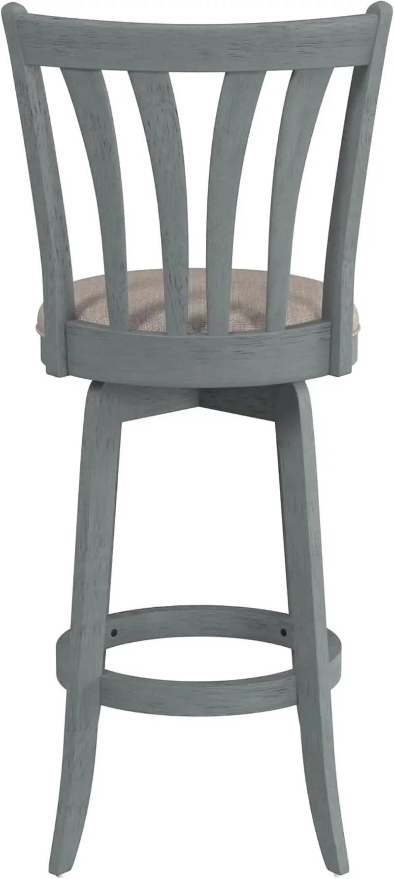 Bar Height Swivel Stool 30 Inch Blue Wire Brush Finish from PriceLows™