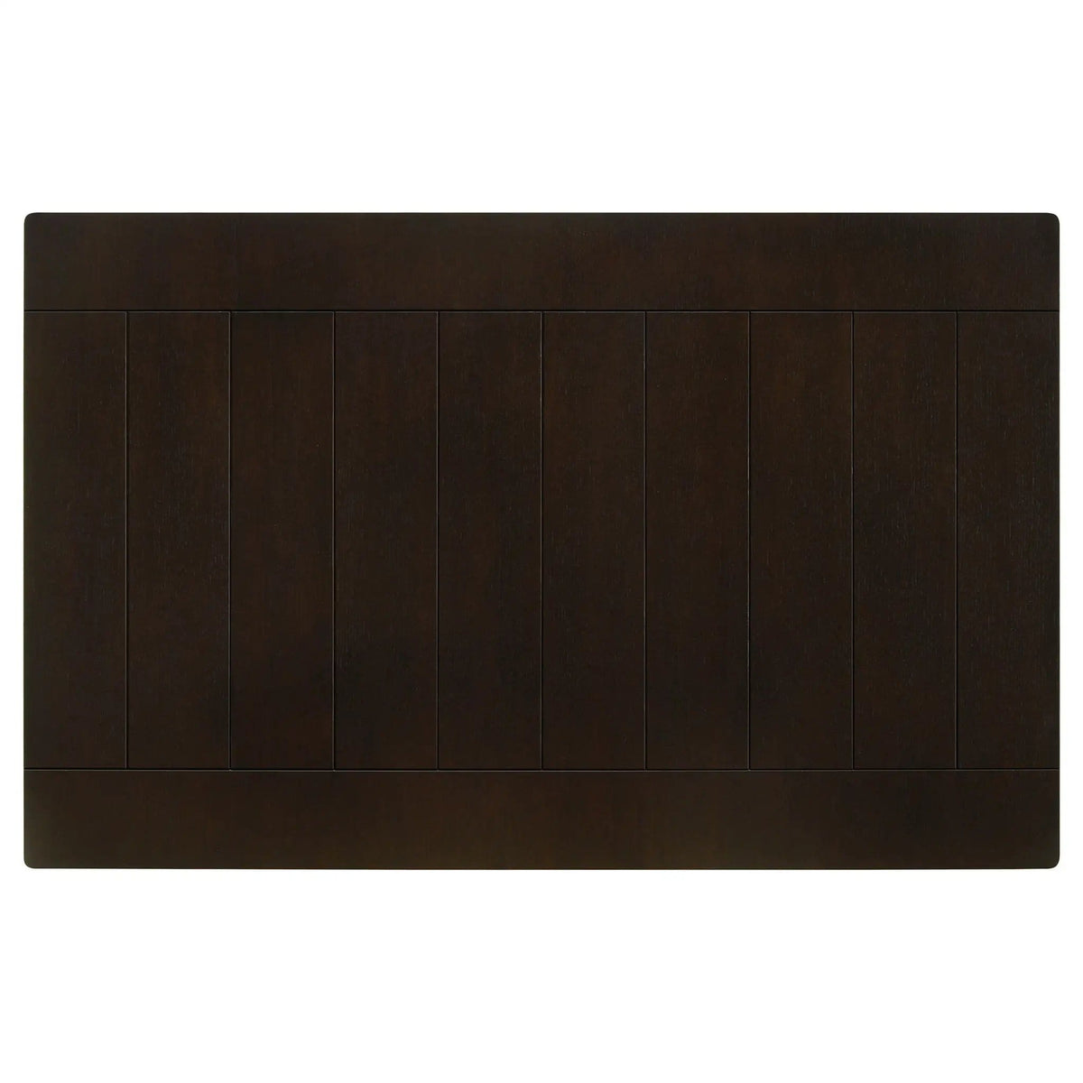 Dalila Rectangular 66-inch Wood Dining Table | 66 x 42 x 30 in | Rubberwood & Engineered Wood | Cappuccino