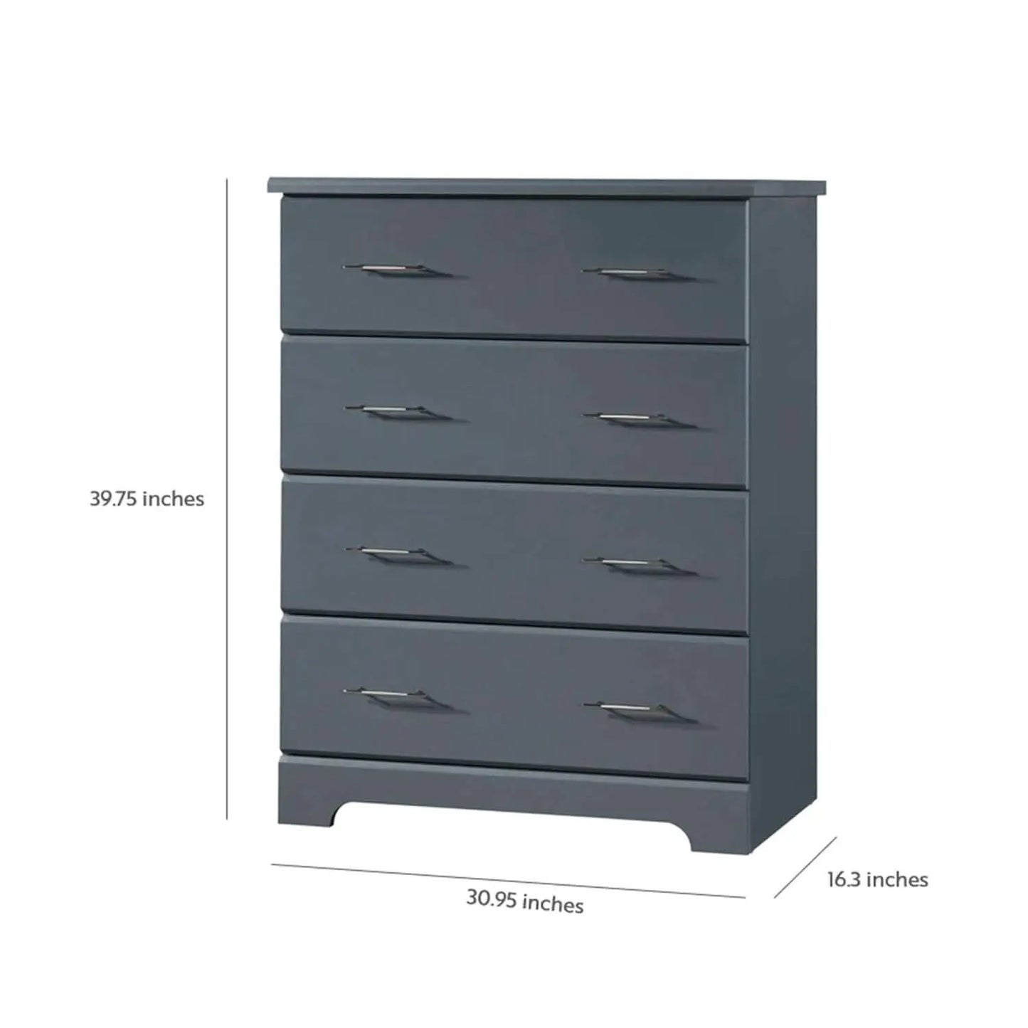 Brookside 4 Drawer Dresser Gray Greenguard Gold Certified from PriceLows™