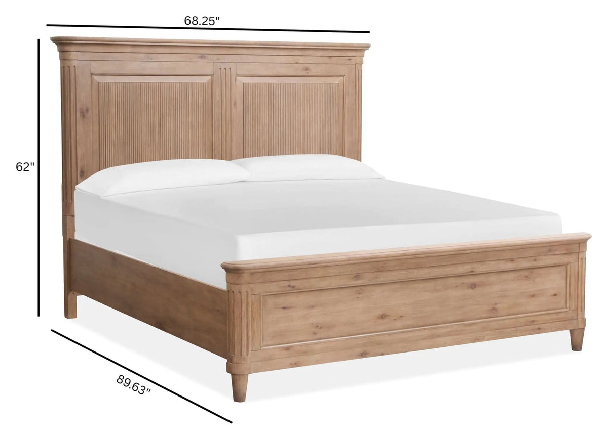 Harmony Heights Complete Panel Bed | 3 Pieces | Wood | Bedroom