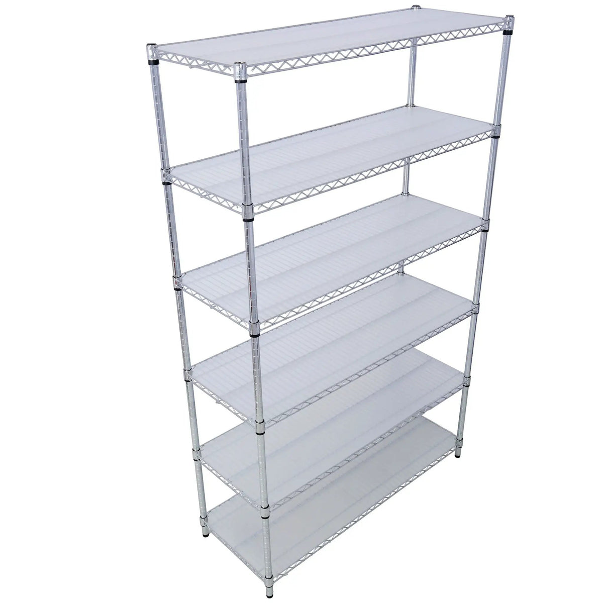 6 Tier Wire Shelving Unit | 6000 Lb Capacity | NSF Metal Rack | Adjustable Shelves