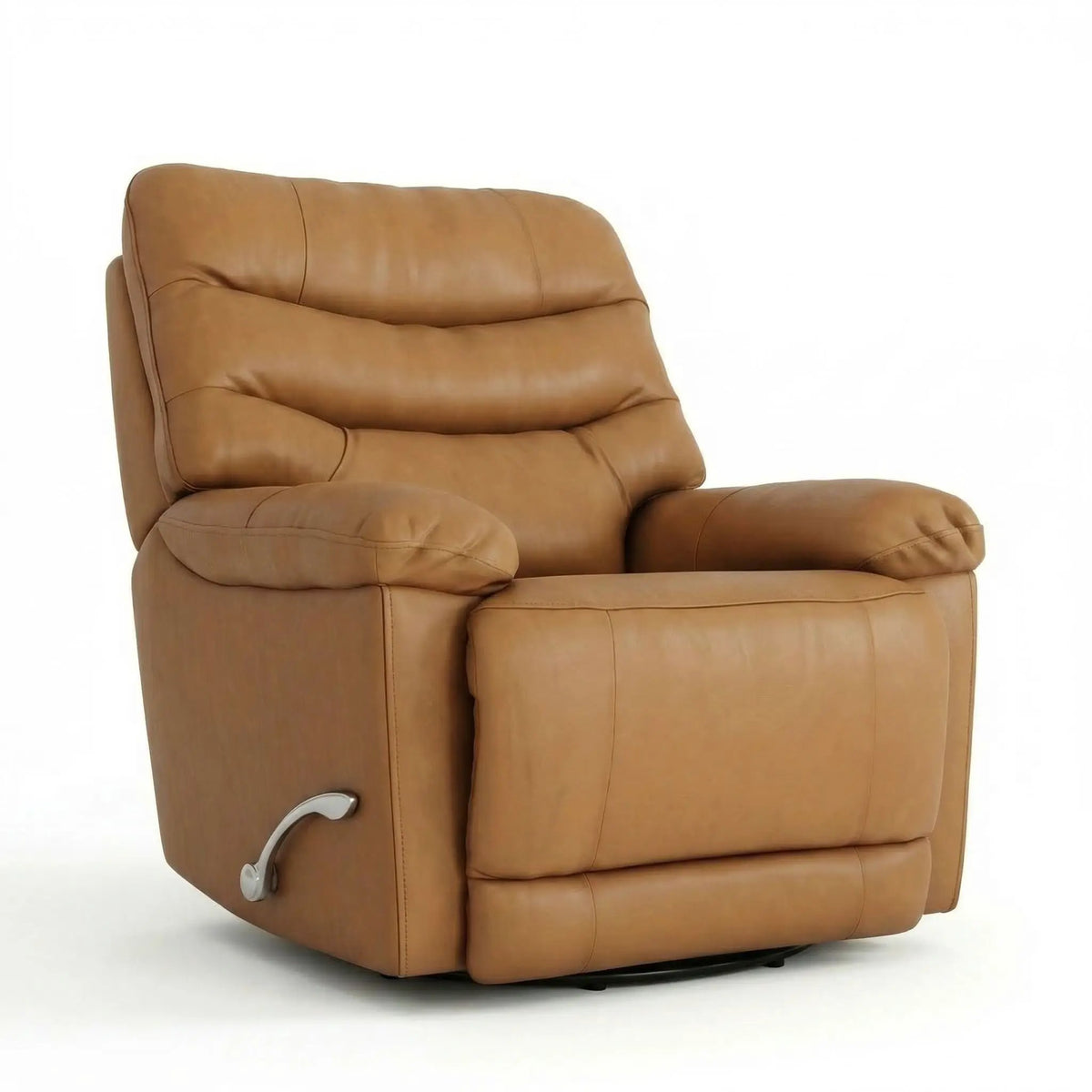Oslo Antelope Swivel Glider Recliner | Manual Footrest | 360 Degree Swivel Base | No-Sag Suspension