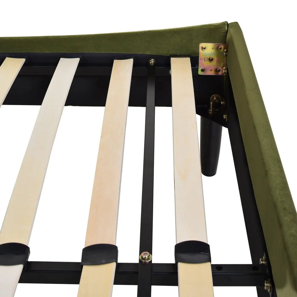 Aspen Vertical Tufted Modern Headboard Platform Bed Set | 8 Pieces | Fabric & Plywood | Bedroom