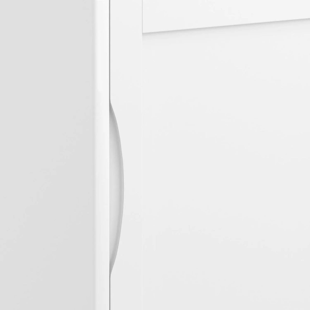 Harper Low Storage Cabinet | Handcrafted Rubberwood | Two Sliding Doors | Two Adjustable Shelves