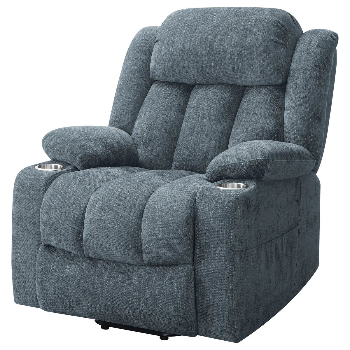 Beca Power Lift Recliner | Upholstered | Integrated Cupholders | USB Charging Port