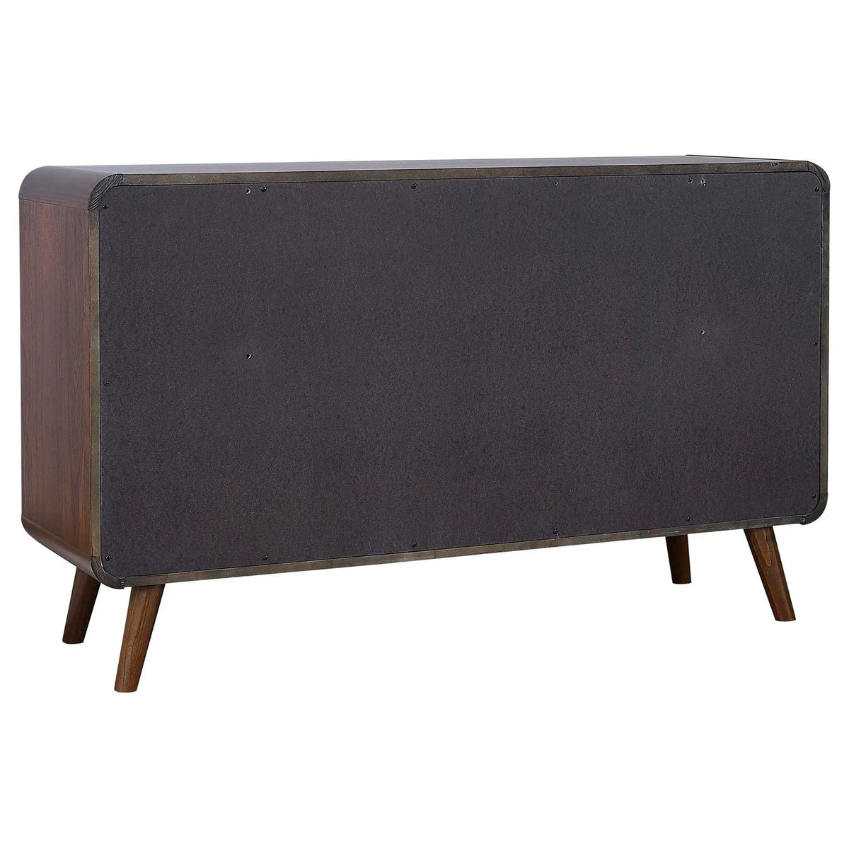 Robyn 6-drawer Bedroom Dresser Dark | 61 x 17 x 36.5 in | Engineered Wood & Walnut | Walnut