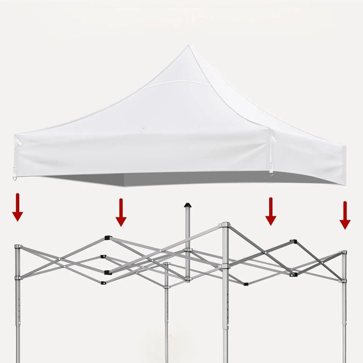 Canopy Replacement Top With 4 Pack W8 Bags, Pop Up Tent Cover Only, Frame Not | Umbrella & Canopy | Fabric | Home