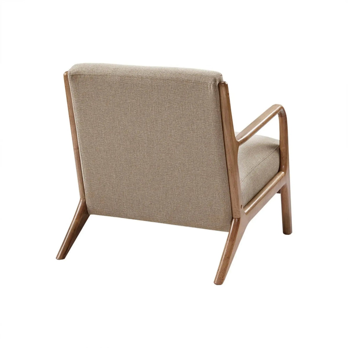 Mid Century Lounge Chair | Solid Wood Frame | High Density Foam | Elm Finish