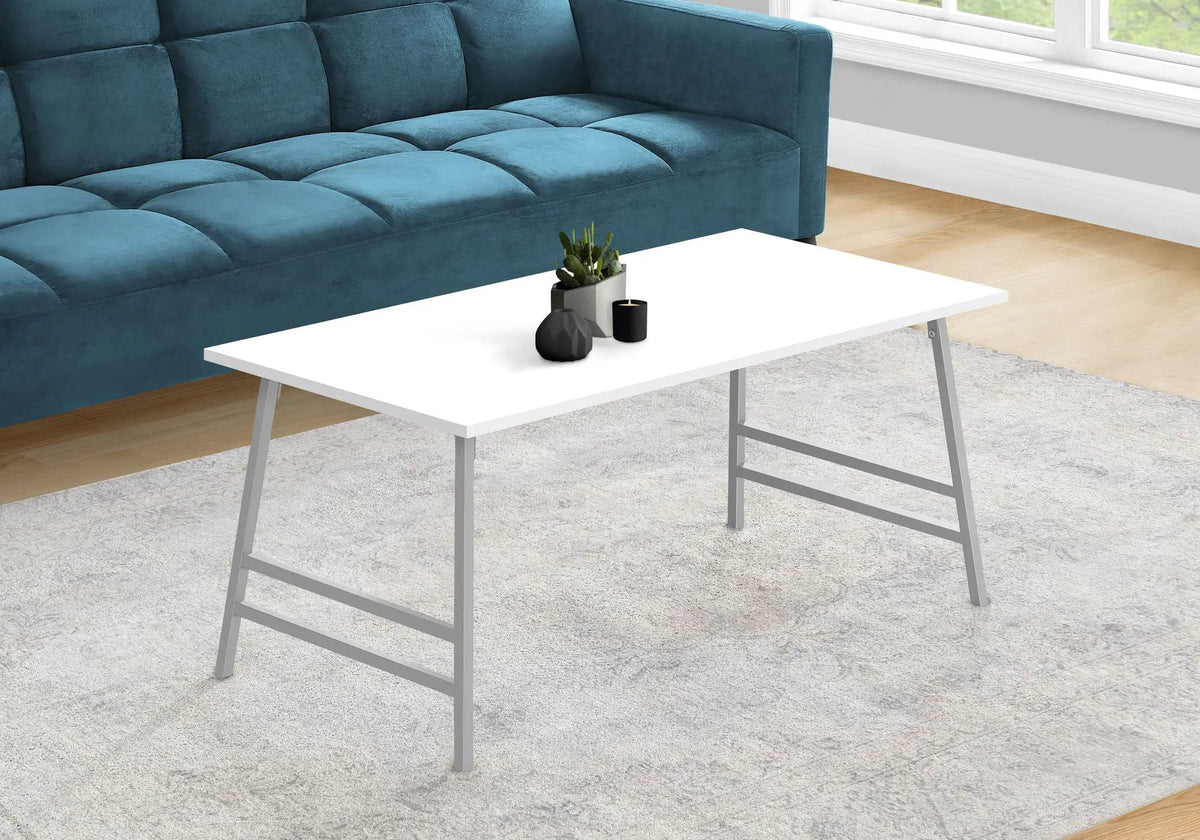 Rectangular Cocktail Table | Retro Flair | Clean Lines | Illustrated Assembly Instructions
