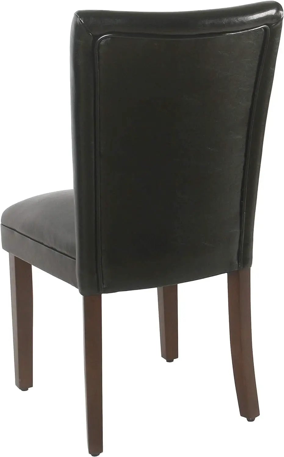 Parsons Dining Chair Black Faux Leather Modern Style from PriceLows™