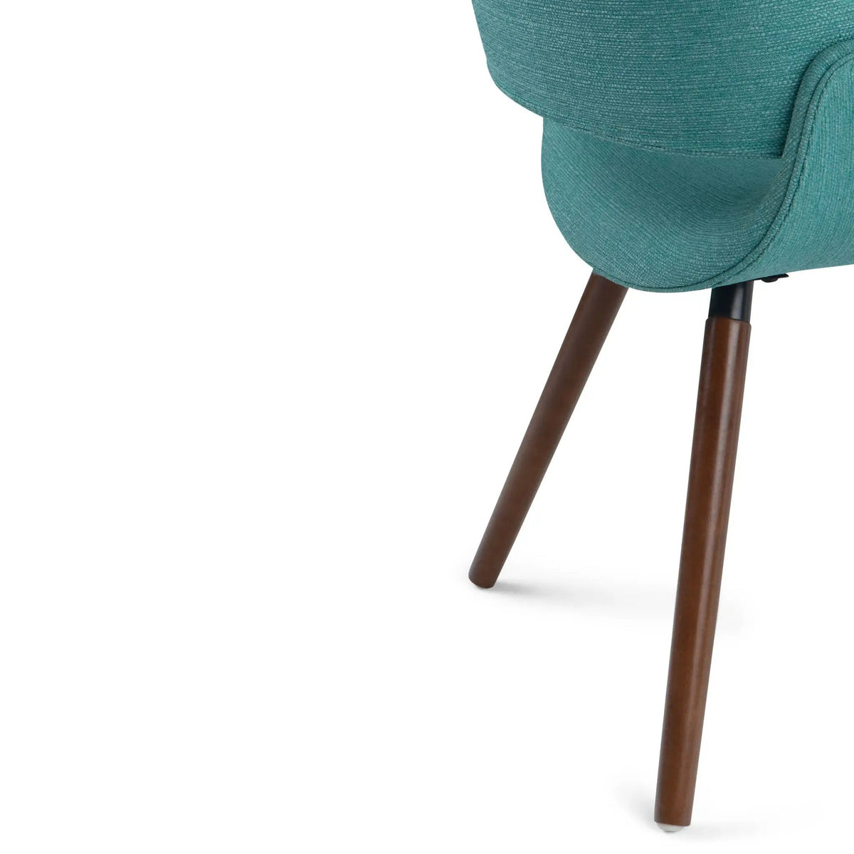 Malden Upholstered Bentwood Dining Chair | Mid Century Modern | Solid And Engineered Wood | High Density Foam
