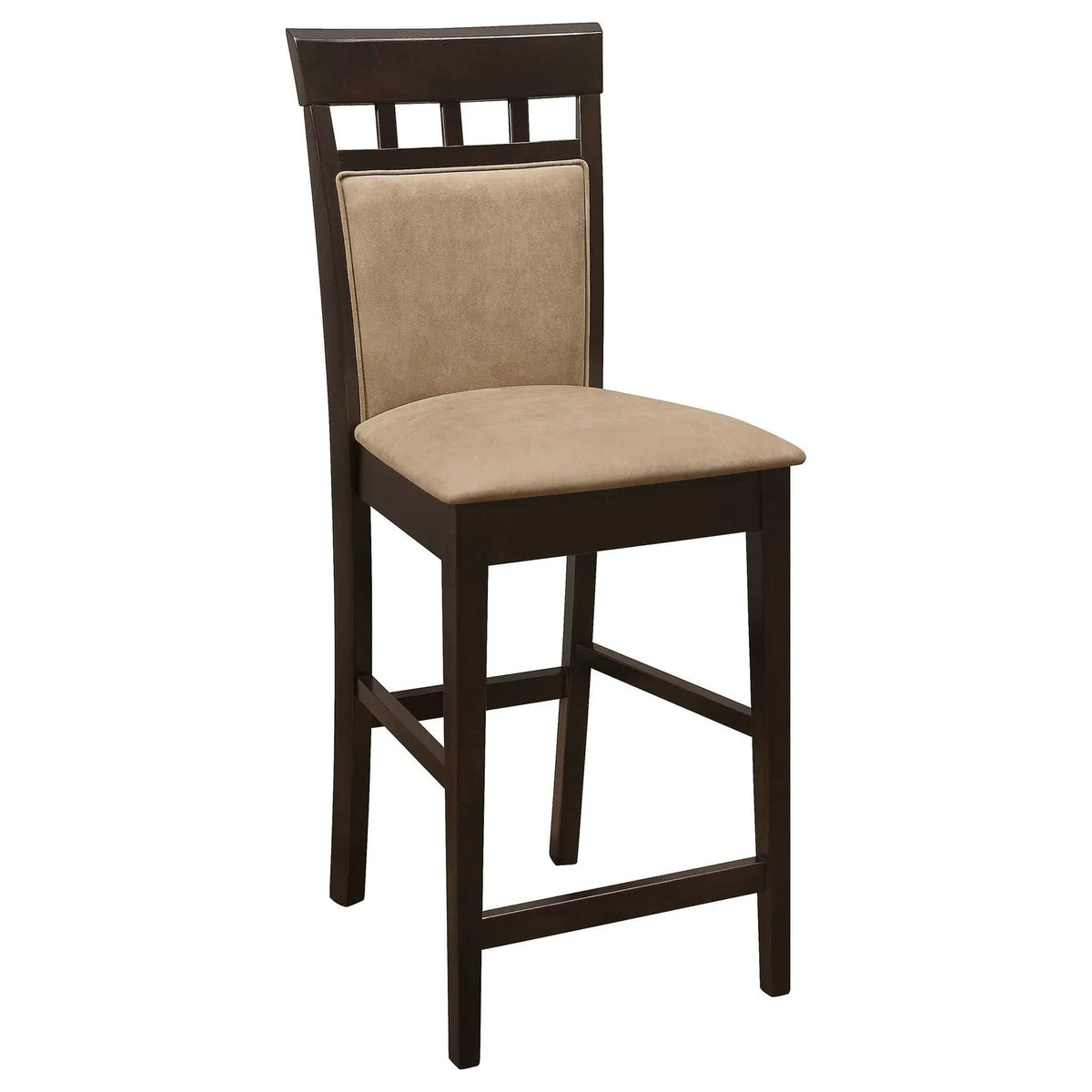 Gabriel 9-piece Square Counter Height Dining Set (Style 2) | 9-Piece Set | Rubberwood & Engineered Wood | Cappuccino