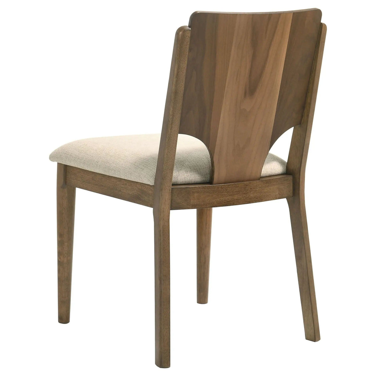 Crestmore Dining Chair Upholstered Seat Walnut (Set of 2) | 20 x 22.75 x 33.75 in | Walnut & Wood | Dining Room