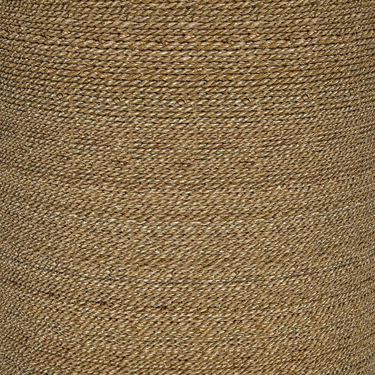 Halden Round Woven Seagrass Accent Side Table Light | 18 x 18 x 20 in | Tempered Glass & Plywood | Brown